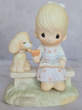 Jonathan & David Precious Moments “Loving Is Sharing” Figurine